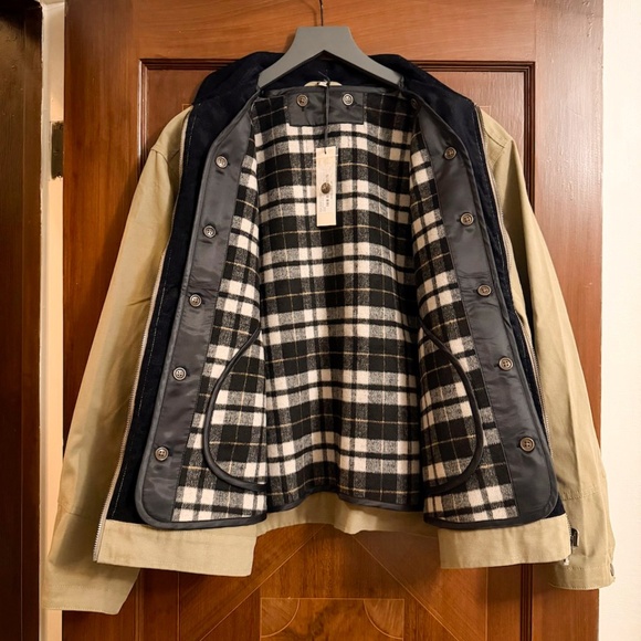 NWT ALEX MILL Essex Jacket Size Medium Khaki - Picture 4 of 12